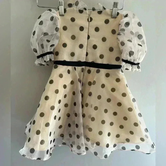 Janya’s Closet Puff Sleeve Tulle Dress Size 2-3T - Picture 5 of 6